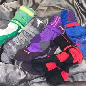 Bundle of 5 Nike Elite Socks